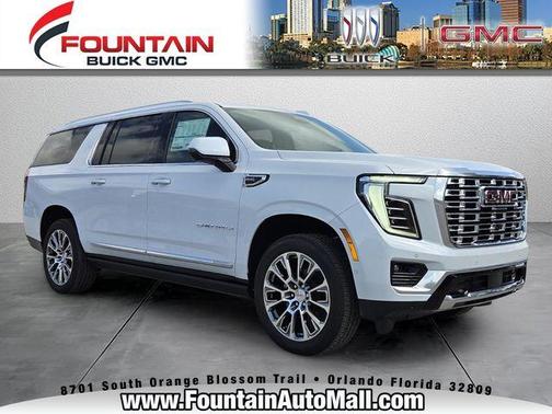 Glacier White 2026 GMC Yukon XL Denali