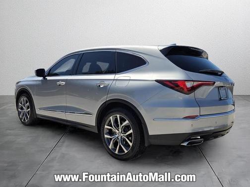 Silver 2022 Acura MDX Technology