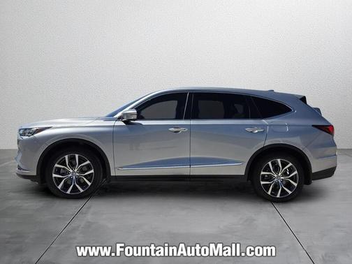 Silver 2022 Acura MDX Technology