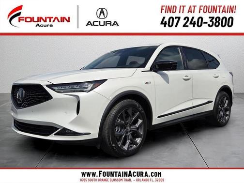 White 2024 Acura MDX A-Spec