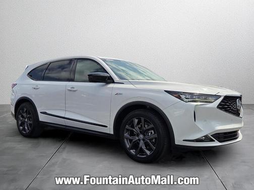 White 2024 Acura MDX A-Spec