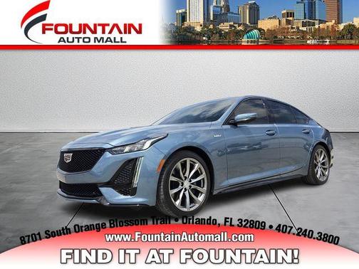 Steel Metallic 2024 Cadillac CT5-V V-Series