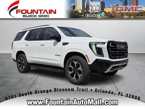 Summit White 2026 GMC Yukon AT4