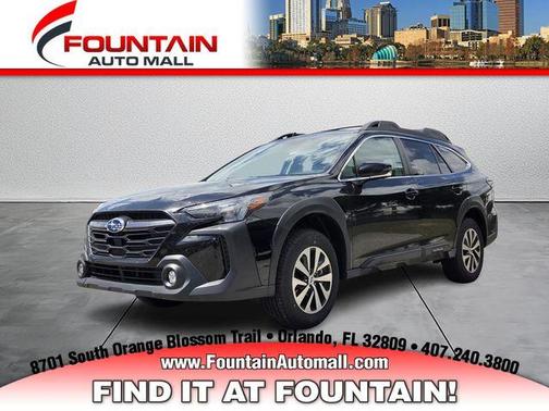 Crystal Black Silica 2025 Subaru Outback Premium