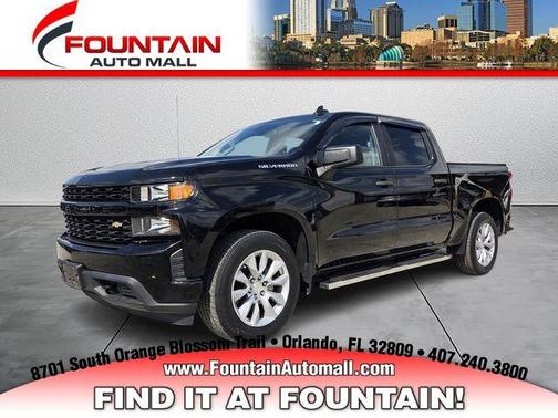 Black 2021 Chevrolet Silverado 1500 Custom