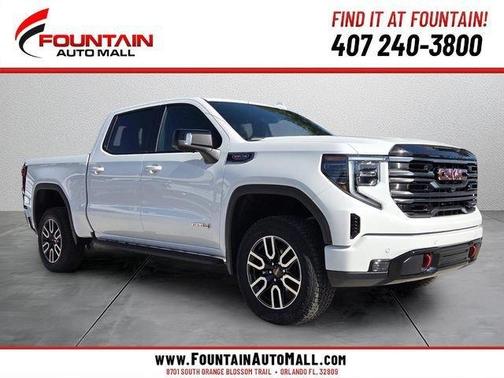 White 2026 GMC Sierra 1500 AT4