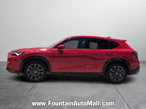 Red 2025 Acura ADX A-Spec