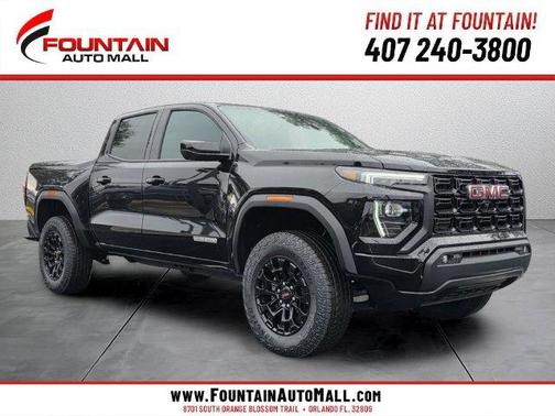 Black 2026 GMC Canyon Elevation