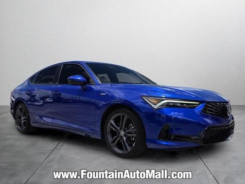 Blue 2025 Acura Integra A-Spec Technology