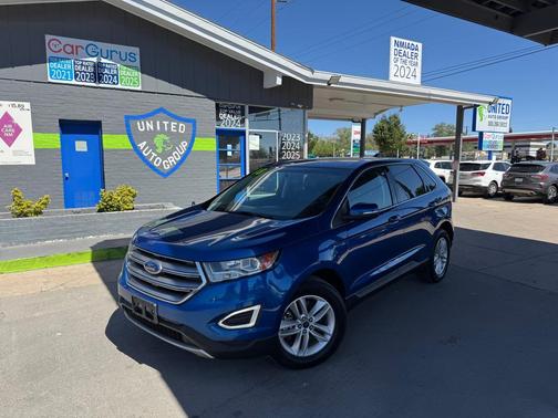 BLUE 2018 Ford Edge SEL