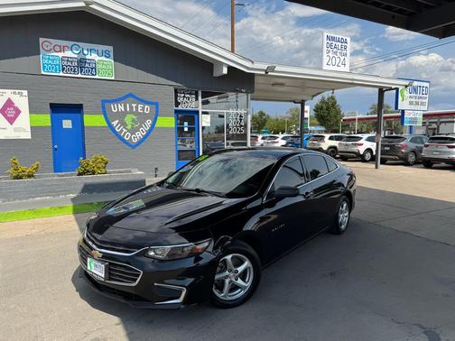BLACK 2018 Chevrolet Malibu 1LS