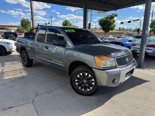GRAY 2009 Nissan Titan XE King Cab