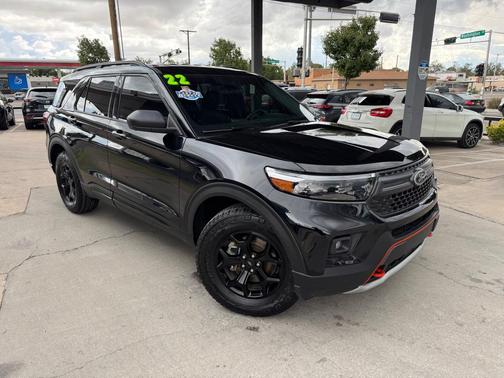 Agate Black Metallic 2022 Ford Explorer Timberline