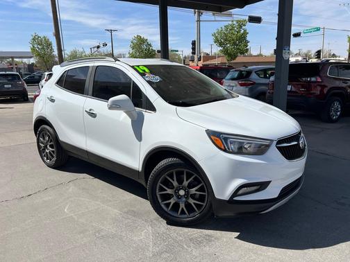 Summit White 2019 Buick Encore Sport Touring