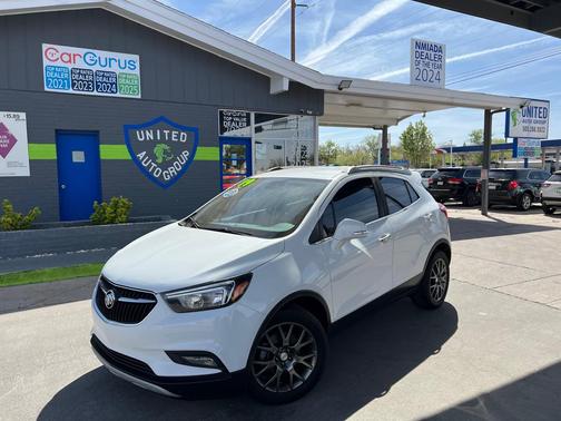 Summit White 2019 Buick Encore Sport Touring