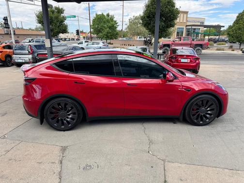 Red Multi-Coat 2023 Tesla Model Y Performance Dual Motor All-Wheel Drive