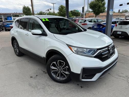 Platinum White Pearl 2022 Honda CR-V AWD EX-L