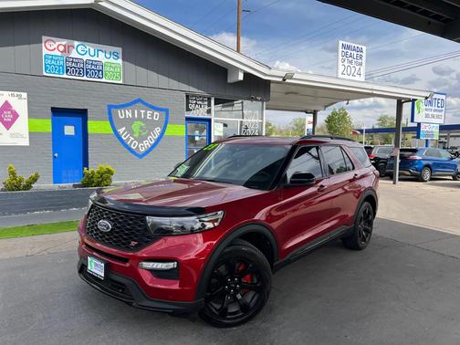 Rapid Red Metallic Tinted Clearcoat 2023 Ford Explorer ST