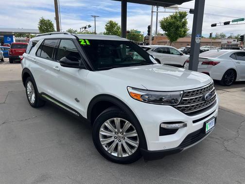 WHITE 2021 Ford Explorer King Ranch