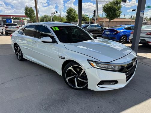 Platinum White Pearl 2018 Honda Accord Sport 2.0T