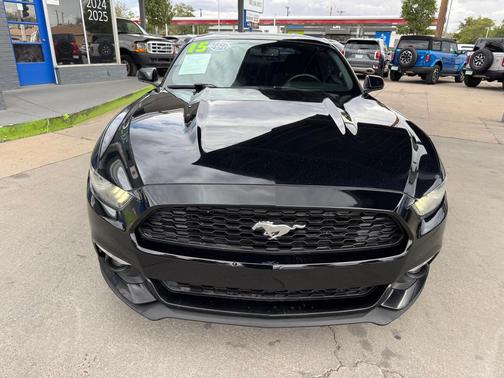Black 2015 Ford Mustang EcoBoost