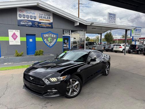 Black 2015 Ford Mustang EcoBoost