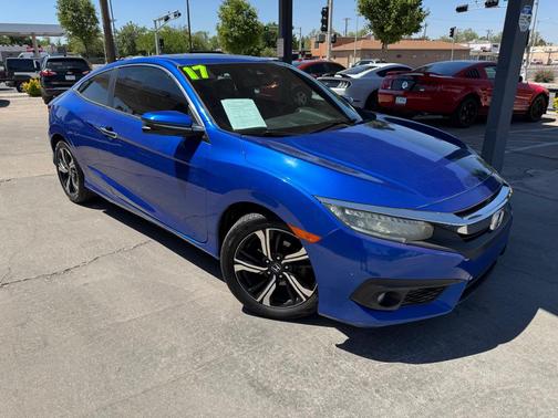 Aegean Blue Metallic 2017 Honda Civic Touring