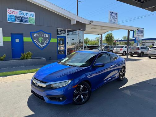 Aegean Blue Metallic 2017 Honda Civic Touring