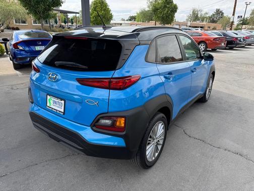 Surf Blue w/Dark Gray Roof 2020 Hyundai KONA SEL