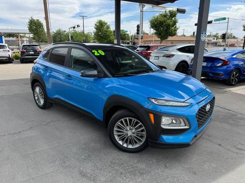 Surf Blue w/Dark Gray Roof 2020 Hyundai KONA SEL