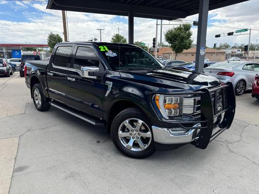 Antimatter Blue Metallic 2021 Ford F-150 Lariat