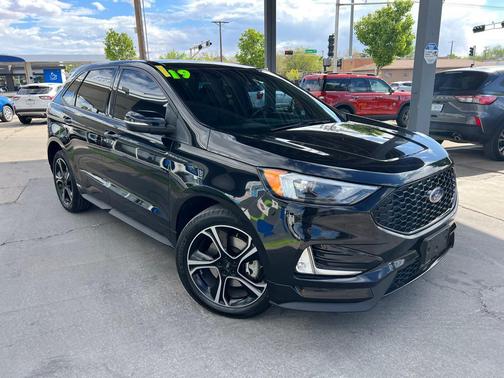 Agate Black Metallic 2019 Ford Edge ST
