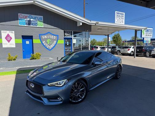Iridium Blue 2017 INFINITI Q60 3.0t Red Sport 400