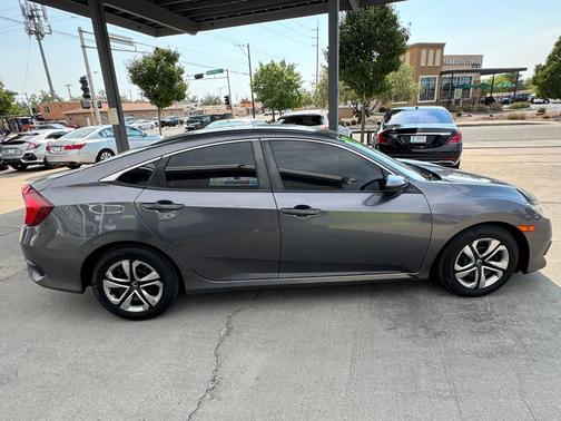 Modern Steel Metallic 2017 Honda Civic LX