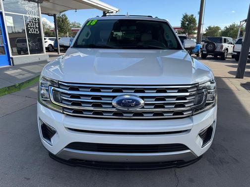 White Platinum Metallic Tri-Coat 2018 Ford Expedition Max Limited