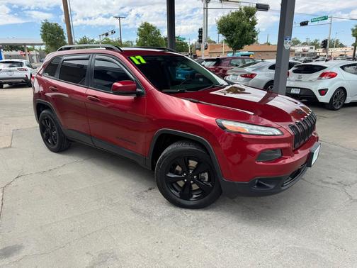 MAROON 2017 Jeep Cherokee Limited