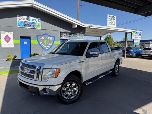 WHITE 2009 Ford F-150 Lariat SuperCrew