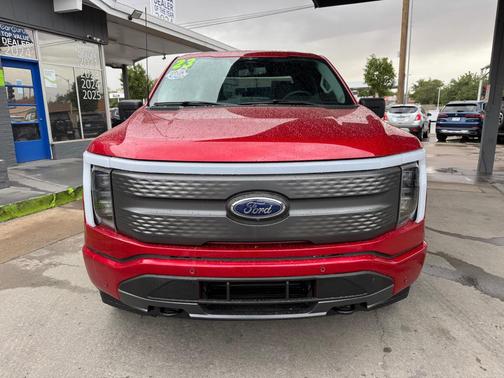 Rapid Red Metallic Tinted Clearcoat 2023 Ford F-150 Lightning XLT