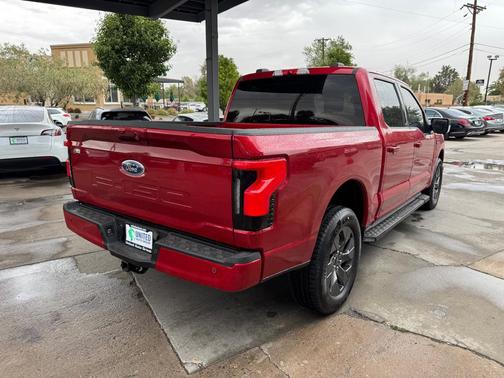 Rapid Red Metallic Tinted Clearcoat 2023 Ford F-150 Lightning XLT