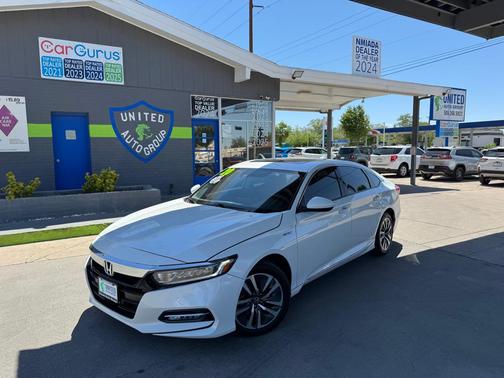 Platinum White Pearl 2020 Honda Accord Hybrid EX
