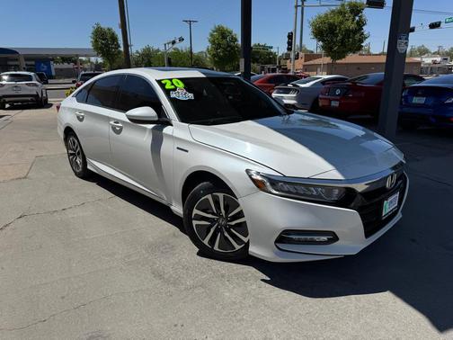 Platinum White Pearl 2020 Honda Accord Hybrid EX