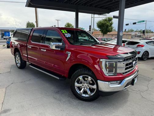 Rapid Red Metallic Tinted Clearcoat 2021 Ford F-150 Lariat