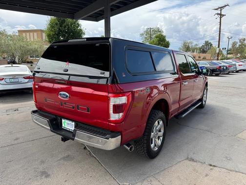 Rapid Red Metallic Tinted Clearcoat 2021 Ford F-150 Lariat