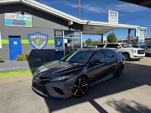 Predawn Gray Mica 2019 Toyota Camry XSE