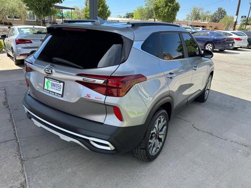 Steel Gray 2021 Kia Seltos S Turbo