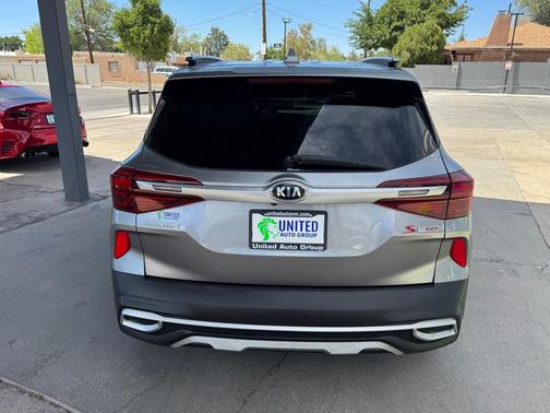 Steel Gray 2021 Kia Seltos S Turbo