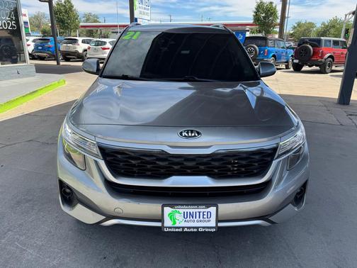 Steel Gray 2021 Kia Seltos S Turbo