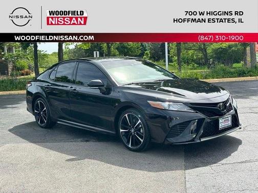 Midnight Black Metallic 2018 Toyota Camry XSE