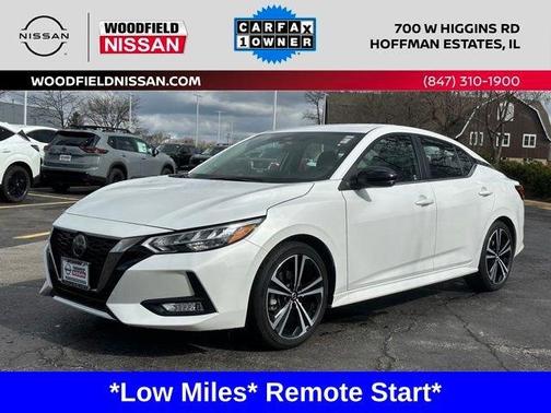 Aspen White 2023 Nissan Sentra SR
