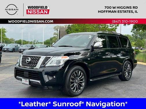 Super Black 2020 Nissan Armada Platinum